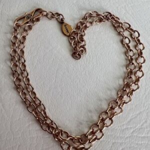 Barse Copper Open Link Necklace 19”