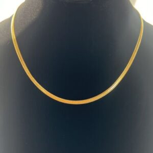 3.6mm Gold Vermeil Milor 17” Chain 925 Sterling Silver