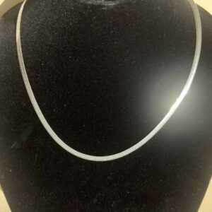 20” 4.27mm Herringbone Necklace 925 Sterling Silver 10.4g